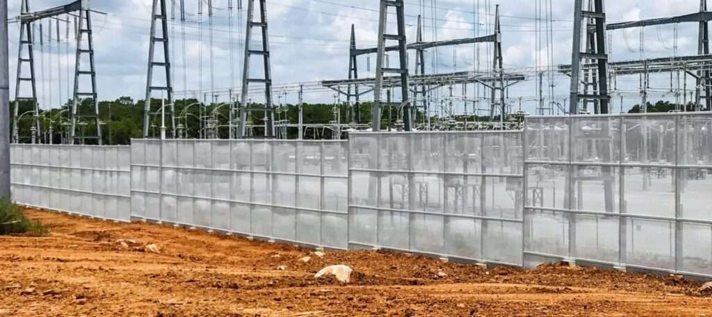 High-security barrier design for utility infrastructure protection.